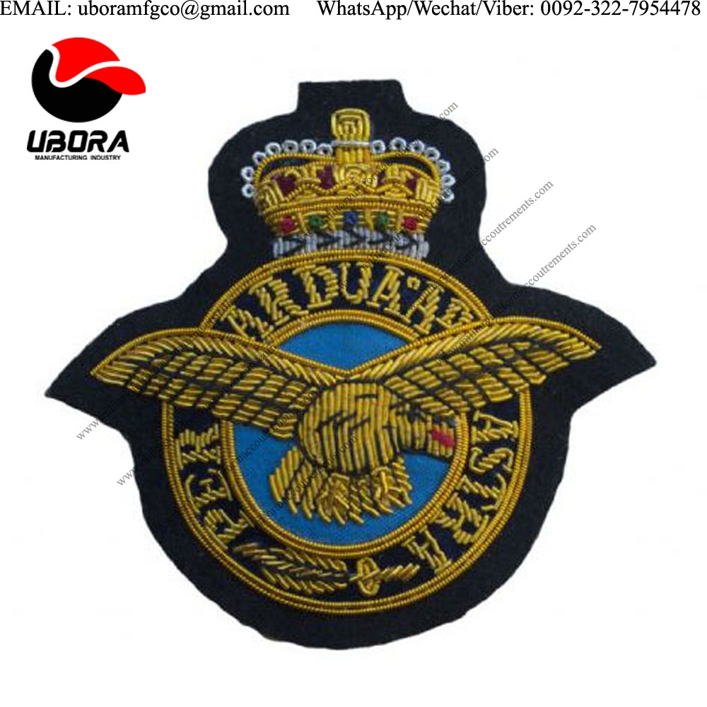 wholesale suppliers raf blazer badge badge per ardua ad astraRoyal Air Force bullion wire badges, 